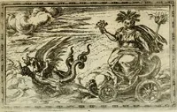 An illustration from Delle allvsioni, imprese, et emblemi del Sig. Principio Fabricii da Teramo sopra la vita, opere, et attioni di Gregorio XIII pontefice massimo, libri VI : nei quali sotto l'allegoria del drago, arme del detto pontefice, si descriue anco la uera forma d'un principe Christiano .. (1588)