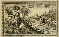 An illustration from Delle allvsioni, imprese, et emblemi del Sig. Principio Fabricii da Teramo sopra la vita, opere, et attioni di Gregorio XIII pontefice massimo, libri VI : nei quali sotto l'allegoria del drago, arme del detto pontefice, si descriue anco la uera forma d'un principe Christiano .. (1588)