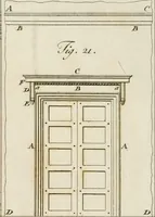 An illustration from Delle case di citta degli antichi Romani secondo la dottrina di Vitruvio (1795)