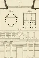 An illustration from Delle case di citta degli antichi Romani secondo la dottrina di Vitruvio (1795)