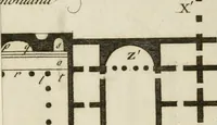 An illustration from Delle case di citta degli antichi Romani secondo la dottrina di Vitruvio (1795)