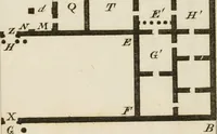 An illustration from Delle case di citta degli antichi Romani secondo la dottrina di Vitruvio (1795)