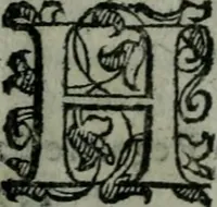 An illustration from Delle cose notabili della città di Venetia libri II : ne' quali amplamente, e con ogni verità si contengono vsanze antiche, habiti & vestiti, officii e magistrati, vittorie illustri, principi & vita loro, tutti patriarchi, senatori famosi, huomini letterati, chiese e monasterij, corpi santi e reliquie, fabriche e palazzi, pittori e pitture, scultori e scolture, auuocati famosi, medici eccellenti, musici di più sorte : con la tauola copiosa (1587)