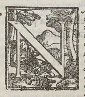 An illustration from Delle croniche de Frati minori del serafico p. S. Francesco : parte terza ; diuisa in dieci libri ; ne quali si descriuono le vite, e miracoli di ducento e più santi, e sante ; e si racconta la riforma, & osseruanza dell'ordine, & suo accrescimento: (1591)
