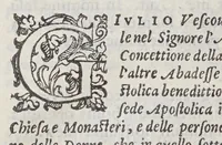 An illustration from Delle croniche de Frati minori del serafico p. S. Francesco : parte terza ; diuisa in dieci libri ; ne quali si descriuono le vite, e miracoli di ducento e più santi, e sante ; e si racconta la riforma, & osseruanza dell'ordine, & suo accrescimento: (1591)