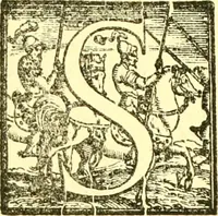 An illustration from Delle famiglie nobili Napoletane (1580)