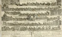 Picture 3 of 11 from Descrizione delle feste fatte nelle reali nozze de' Serenissimi principi di Toscana d. Cosimo de' Medici, e Maria Maddalena arcidvchessa d'Avstria (1608), leaf 17
