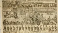 An illustration from Descrizione delle feste fatte nelle reali nozze de' Serenissimi principi di Toscana d. Cosimo de' Medici, e Maria Maddalena arcidvchessa d'Avstria (1608)