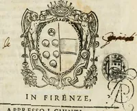 Picture 1 of 11 from Descrizione delle feste fatte nelle reali nozze de' Serenissimi principi di Toscana d. Cosimo de' Medici, e Maria Maddalena arcidvchessa d'Avstria (1608), leaf 8