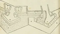An illustration from Delle fortificationi di Bvonaivto Lorini, nobile fiorentino, libri cinque : ne' qvali si mostra con le piv facili regole la scienza con la pratica, di fortificare le citta & altri luoghi sopra diuersi siti, con tvtti gli avvertimenti, che per intelligenza di tal materia possono occorrere .. (1597)
