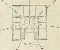 An illustration from Delle fortificationi di Bvonaivto Lorini, nobile fiorentino, libri cinque : ne' qvali si mostra con le piv facili regole la scienza con la pratica, di fortificare le citta & altri luoghi sopra diuersi siti, con tvtti gli avvertimenti, che per intelligenza di tal materia possono occorrere .. (1597)