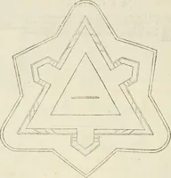 An illustration from Delle fortificationi di Bvonaivto Lorini, nobile fiorentino, libri cinque : ne' qvali si mostra con le piv facili regole la scienza con la pratica, di fortificare le citta & altri luoghi sopra diuersi siti, con tvtti gli avvertimenti, che per intelligenza di tal materia possono occorrere .. (1597)