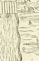 An illustration from Delle fortificationi di Bvonaivto Lorini, nobile fiorentino, libri cinque : ne' qvali si mostra con le piv facili regole la scienza con la pratica, di fortificare le citta & altri luoghi sopra diuersi siti, con tvtti gli avvertimenti, che per intelligenza di tal materia possono occorrere .. (1597)
