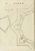 An illustration from Delle fortificationi di Bvonaivto Lorini, nobile fiorentino, libri cinque : ne' qvali si mostra con le piv facili regole la scienza con la pratica, di fortificare le citta & altri luoghi sopra diuersi siti, con tvtti gli avvertimenti, che per intelligenza di tal materia possono occorrere .. (1597)