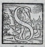 An illustration from Delle lettere di m. Pietro Bembo ... primo[-secondo] volvme (1560)