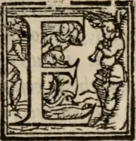 An illustration from Delle lettere facete et piacevoli di diversi huomini grandi et chiari & begli ingegni (1601)