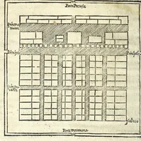 An illustration from Delle machine, ordinanze, et qvartieri antichi, et moderni : come quelli da questi possino essere imitati senza punto alterate la soldatesca dei nostri tempi : discorsi (1601)