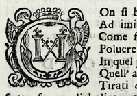 An illustration from Delle poesie dramatiche di Giovann' Andrea Moniglia, accademico della Crusca, parte prima[-terza] (1689)