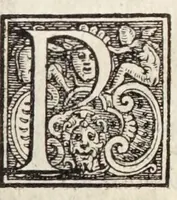 An illustration from Delle rime di M. Pietro Bembo : tratta dall'essemplare corretto di sua mano : tra lequali ce ne sono molte non piu stampate (1558)