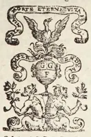 An illustration from Delle rime di M. Pietro Bembo : tratta dall'essemplare corretto di sua mano : tra lequali ce ne sono molte non piu stampate (1558)