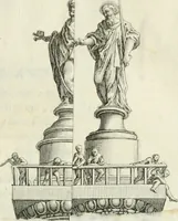 An illustration from Delle statue (1661)
