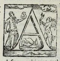 An illustration from Dell' historia di Perugia, di Pompeo Pellini : parte prima[-seconda], nella quale si contengono oltre l'origine e fatii [i.e. fatti] della città, li principali successi d'Italia per il corso d'anni 3525 (1664)