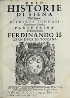 Picture 1 of 29 from Dell' historie di Siena (1625), leaf 7