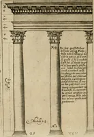 An illustration from Regola delli cinque ordini d'architettura (1718)