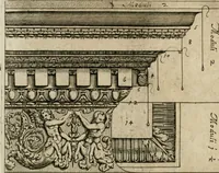 An illustration from Regola delli cinque ordini d'architettura (1718)