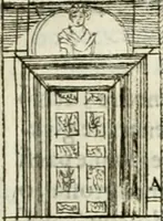 An illustration from Dell'idea della architettura universale (1714)