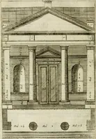 An illustration from Dell'idea della architettura universale (1714)