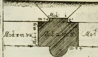 An illustration from Dell'idea della architettura universale (1714)
