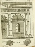 An illustration from Dell'idea della architettura universale (1714)