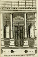 An illustration from Dell'idea della architettura universale (1714)