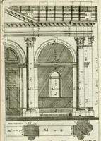 An illustration from Dell'idea della architettura universale (1714)
