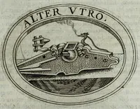 An illustration from Dell'imprese di Scipion Bargagli, gentil'hvomo sanese. Alla prima parte, la seconda e la terza nuovamente aggiunte, dove doppo tutte l'opere cosi scritte a penna, come stampate, ch'egli potuto ha leggendo vedere di coloro, che della materia dell'imprese hanno parlato; della vera natura di quelle si ragiona (1594)