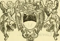 An illustration from Dell 'istoria di Ferrara scritta dal dottore D. Girolamo Baruffaldi Ferrarese libri nove : ne' quali diffusamente si narrano le cose avvenute in essa dall'anno MDCLV fino al MDCC con gli argomenti à ciascun libro, e due tavole, de'nomi proprj, e delle materie (1700)
