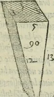 Picture 151 of 236 from Del modo di misvrare : le distantie, le superficie, i corpi, le piante, le prouincie, le prospettiue, & tutte le altre cose terrene, che possono occorrere a gli huomini, secondo le uere regole d'Euclide, & de gli altri piu lodati scrittori (1564), leaf 162