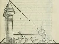 Picture 33 of 236 from Del modo di misvrare : le distantie, le superficie, i corpi, le piante, le prouincie, le prospettiue, & tutte le altre cose terrene, che possono occorrere a gli huomini, secondo le uere regole d'Euclide, & de gli altri piu lodati scrittori (1564), leaf 54