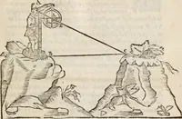 An illustration from Del modo di misvrare le distantie, le superficie, i corpi, le piante, le prouincie, le prospettiue, & tutte le altre cose terrene, che possono occorrere à gli huomini, secondo le vere regole d'Euclide, & de gli altri più lodati scrittori. Dedicata all'illvstrissimo, et eccellentissimo signore, il sig. Cosimo de Medici .. (1614)