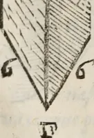 An illustration from Del modo di misvrare le distantie, le superficie, i corpi, le piante, le prouincie, le prospettiue, & tutte le altre cose terrene, che possono occorrere à gli huomini, secondo le vere regole d'Euclide, & de gli altri più lodati scrittori. Dedicata all'illvstrissimo, et eccellentissimo signore, il sig. Cosimo de Medici .. (1614)