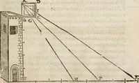 An illustration from Del modo di misvrare le distantie, le superficie, i corpi, le piante, le prouincie, le prospettiue, & tutte le altre cose terrene, che possono occorrere à gli huomini, secondo le vere regole d'Euclide, & de gli altri più lodati scrittori. Dedicata all'illvstrissimo, et eccellentissimo signore, il sig. Cosimo de Medici .. (1614)