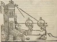 An illustration from Del modo di misvrare le distantie, le superficie, i corpi, le piante, le prouincie, le prospettiue, & tutte le altre cose terrene, che possono occorrere à gli huomini, secondo le vere regole d'Euclide, & de gli altri più lodati scrittori. Dedicata all'illvstrissimo, et eccellentissimo signore, il sig. Cosimo de Medici .. (1614)
