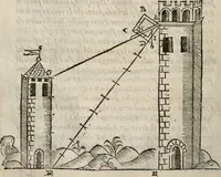 An illustration from Del modo di misvrare le distantie, le superficie, i corpi, le piante, le prouincie, le prospettiue, & tutte le altre cose terrene, che possono occorrere à gli huomini, secondo le vere regole d'Euclide, & de gli altri più lodati scrittori. Dedicata all'illvstrissimo, et eccellentissimo signore, il sig. Cosimo de Medici .. (1614)