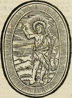 An illustration from Descrizzione de l'ordine della processione fatta la vigilia di san Giovanni Batista, l'anno MDLXXVII, dalle compagnie de giouani Fiorentini, per l'allegrezza del natale del serenissimo gran prencipe di Toscana (1577)