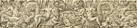 An illustration from De l'origine des bovrgongnons, et antiqvité des estats de Bovrgongne, devx livres : plus, des antiquitez d'Autun, liure 1 : de Chalon, 2 : de Mascon, 3 : de l'abbaye & ville de Tournus, 1 (1581)