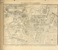 An illustration from De l'origine des bovrgongnons, et antiqvité des estats de Bovrgongne, devx livres : plus, des antiquitez d'Autun, liure 1 : de Chalon, 2 : de Mascon, 3 : de l'abbaye & ville de Tournus, 1 (1581)