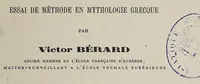 Picture 2 of 3 from De l'origine des cultes arcadiens; essai de méthode en mythologie grecque (1894), leaf 11