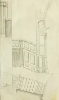An illustration from Descripcion del Real Monasterio de San Lorenzo de el Escorial : vnica maravilla del mundo, fabrica de el prudentissimo rey Filipo Segundo, coronada por el catolico rey Filipo IV el Grande, con la magestuosa obra del Pantheon, y translacion de los cuerpos reales, reedificada por nuestro rey y señor Carlos II despues del incendio, y nuevamente exhornada con las excelentes pinturas de Lucas Jordan (1698)