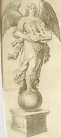 An illustration from Descripcion del Real Monasterio de San Lorenzo de el Escorial : vnica maravilla del mundo, fabrica de el prudentissimo rey Filipo Segundo, coronada por el catolico rey Filipo IV el Grande, con la magestuosa obra del Pantheon, y translacion de los cuerpos reales, reedificada por nuestro rey y señor Carlos II despues del incendio, y nuevamente exhornada con las excelentes pinturas de Lucas Jordan (1698)